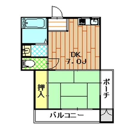 佃パークハイツの物件間取画像